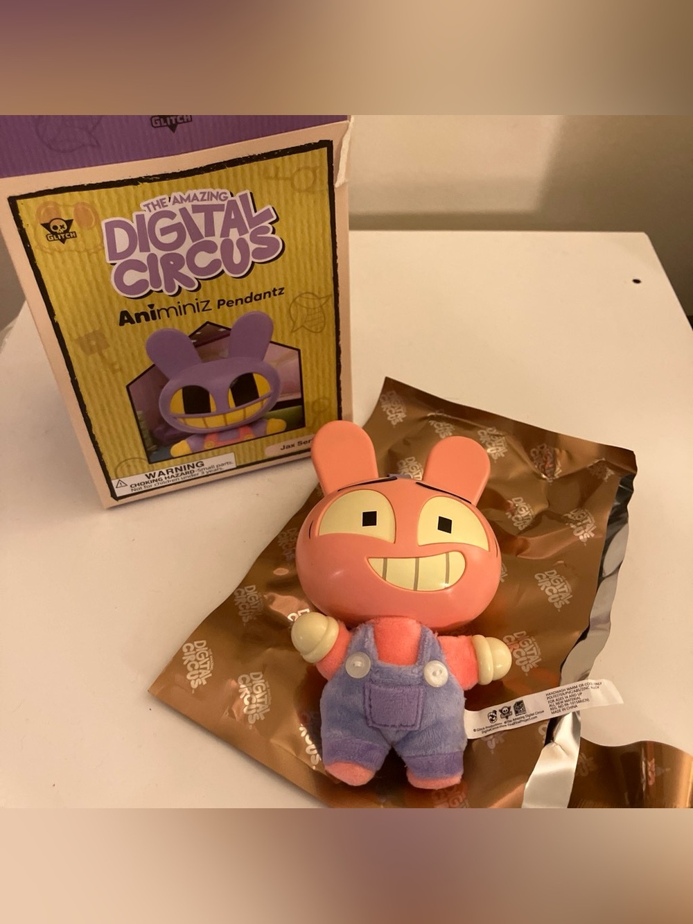 ⚠️FOR TRADE ONLY!!!⚠️The Amazing Digital Circus Jax Animiniz Pendantz Evil(Rare)